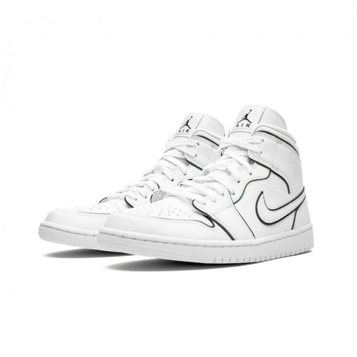repentinamente Caramelo alineación Nike Air Jordan 1 MID Blancas Reflectantes