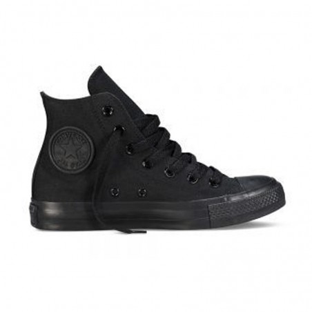 Converse All Star Negras Enteras Altas